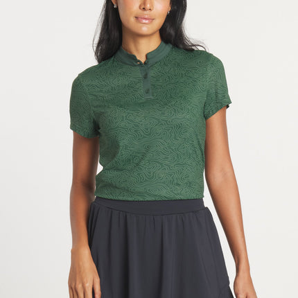 Women's Catalyst Polo | Mantra Collar | Topo III
