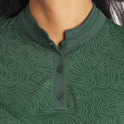 Women's Catalyst Polo | Mantra Collar | Topo III
