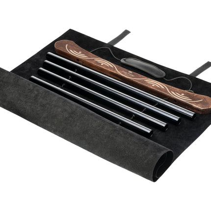 38" Meditation Flow Chime, 432 Hz, 10 Notes, C Minor, Black