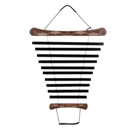 38" Meditation Flow Chime, 432 Hz, 10 Notes, C Minor, Black