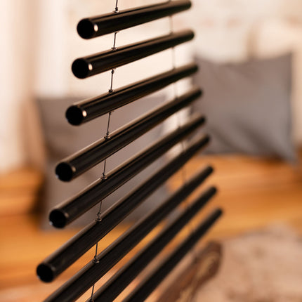 38" Meditation Flow Chime, 432 Hz, 10 Notes, E Minor, Black