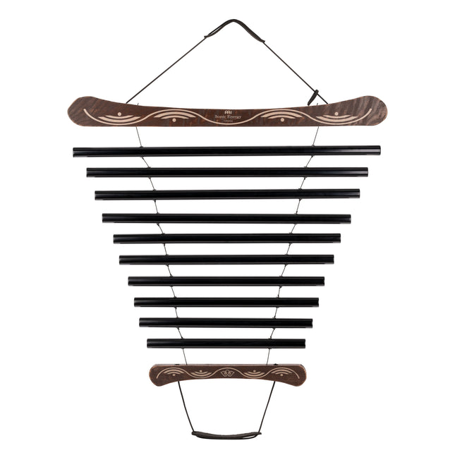 38" Meditation Flow Chime, 432 Hz, 10 Notes, E Minor, Black