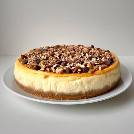 Andy Anand Sugar-Free Turtle Cheesecake near me 9" | Diabetic-Friendly, Creamy & Delicious with Real California Cream Cheese | Handmade & Natural Ingredients