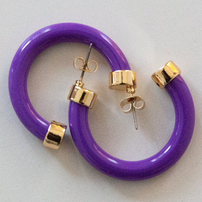 Mini Hoops - Purple