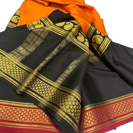 120gm Pure Mysore Silk Saree With Bentex Border