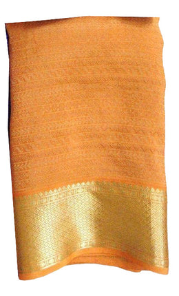 Brocade pattern 100gm Thickness Mysoree Silk Saree