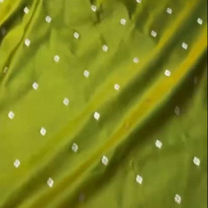 Excellent Banarasi Gold Zari Weaved Mashru Silk Saree