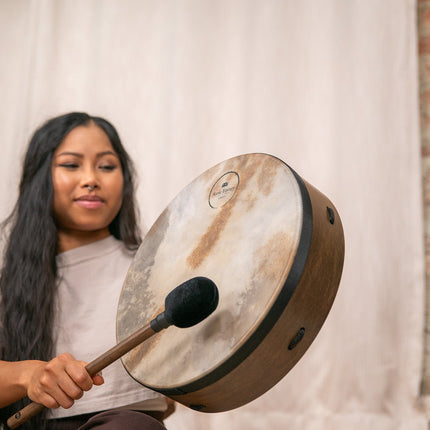 14" Ritual Drum, Goat Head