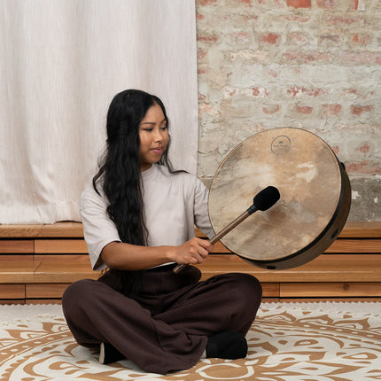 16" Ritual Drum, Goat Head