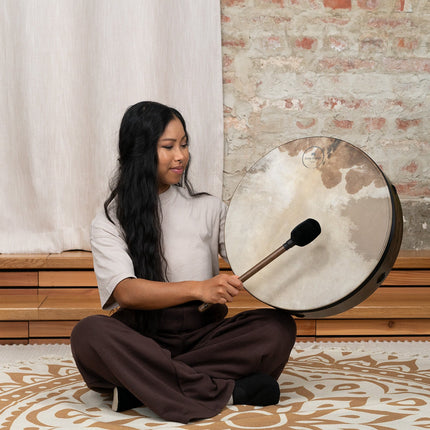 18" Ritual Drum, Goat Head