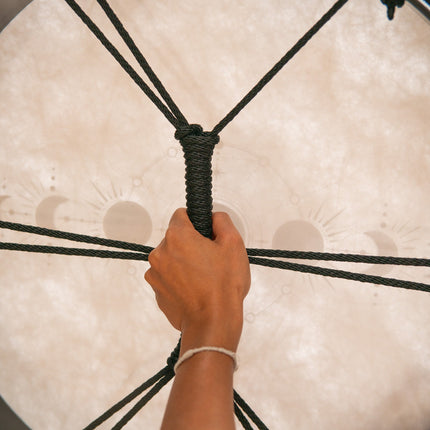 20" Ritual Drum, Moon Phases, True Feel Synthetic Head