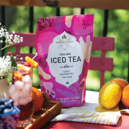 Raspberry Herbal Fresh Brew Iced Tea