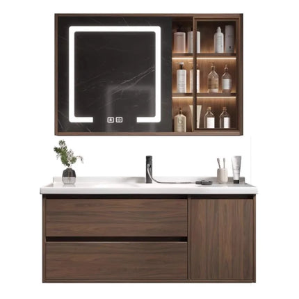 Vertura Luxe Cabinet – Slimline Modern Bathroom Storage Tower for Sculpted Living