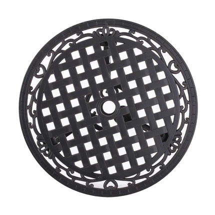 GardenGrace Cast Aluminum Patio Bistro Set – Timeless Outdoor Metal Furniture for Courtyard, Balcony & Backyard Bliss