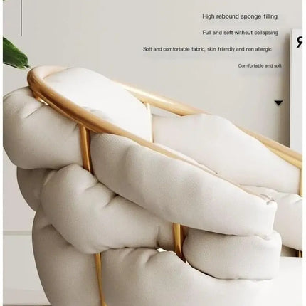 Cielé Velvet Accent Lounge Chair – Modern Gold-Legged Armchair by The House of Bonney