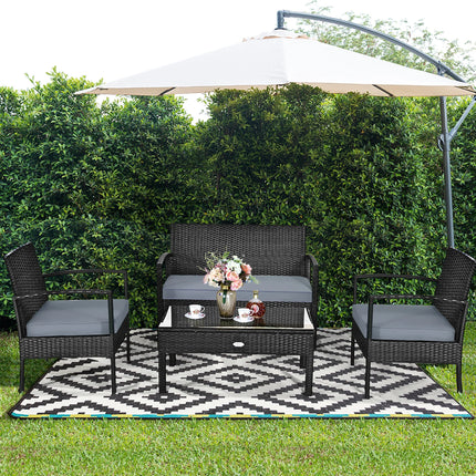 The House Of Bonney Presents: The Architectural Steel Rattan Set
