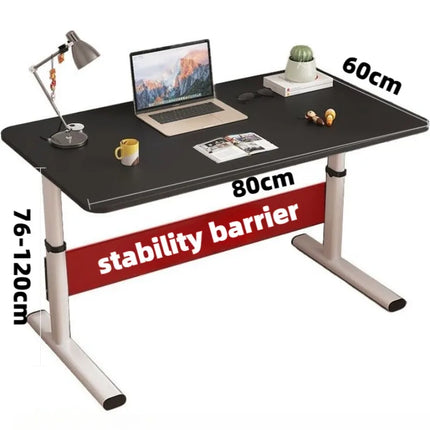 BrightNest Adjustable Steel Study Table – Modern Minimalist Children’s Desk with Rounded Corners & Strong Load-Bearing Design