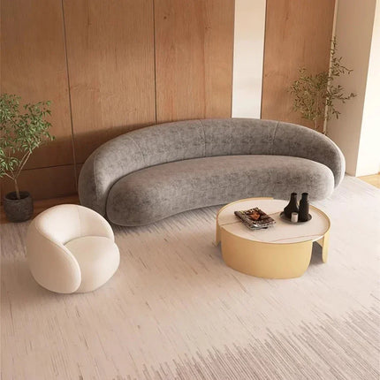 The Margo Eclipse | Sculpted Round Modern Luxe Coffee Table – Minimalist Metal Patio Accent for Indoor & Outdoor Living
