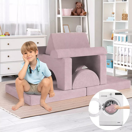 Modular Kids Play Couch – 14-Piece Convertible Sectional Sofa & Fortplay Set for Toddlers and Families