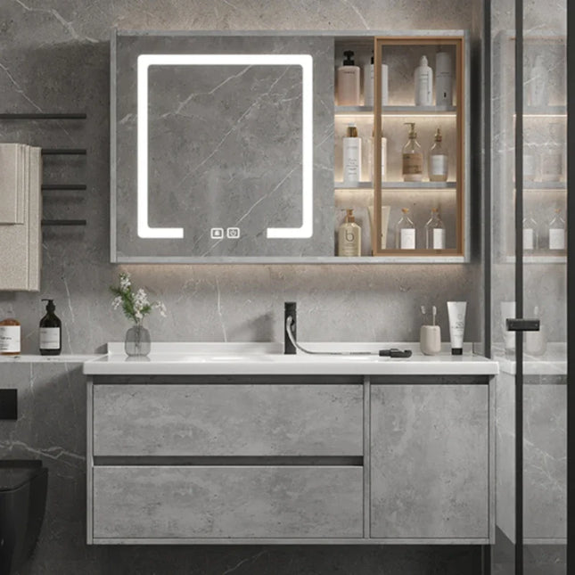 Vertura Luxe Cabinet – Slimline Modern Bathroom Storage Tower for Sculpted Living