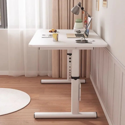 BrightNest Adjustable Steel Study Table – Modern Minimalist Children’s Desk with Rounded Corners & Strong Load-Bearing Design