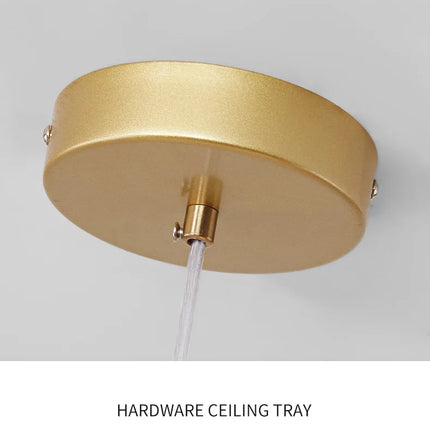 Modern Glass Ball Ceiling Chandelier | Elegant Golden Black Pendant Light For Dining Room, Kitchen Island & Living Spaces