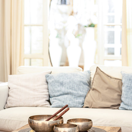 3-Piece Cosmos Therapy Series Singing Bowl Set, 800/1000/2000g