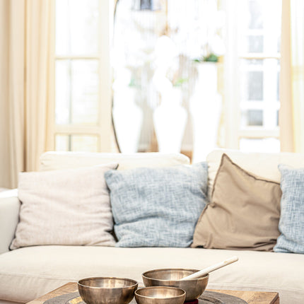 3-Piece Energy Therapy Series Singing Bowl Set, 700/1000/1400g