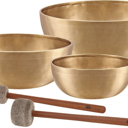 3-Piece Energy Therapy Series Singing Bowl Set, 1000/1400/2200g