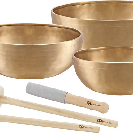 3 Piece Energy Therapy Series Singing Bowl Set, 1400/1800/2200g