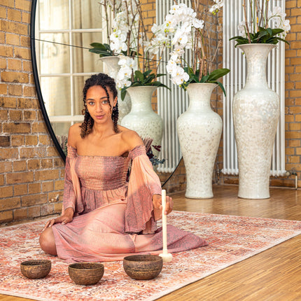 3-Piece Origin Series Singing Bowl Set, 600/700/900g