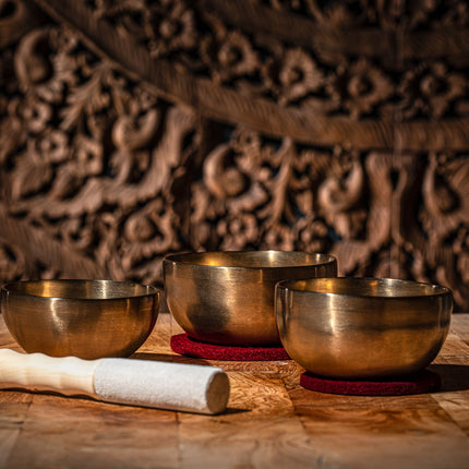 3-Piece Universal Series Singing Bowl Set, 400/500/600g