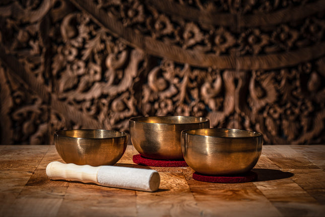 3-Piece Universal Series Singing Bowl Set, 400/500/600g