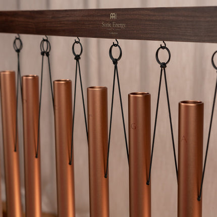 8-Piece Sound Bath Tube Chimes Set, 440 Hz, Bronze