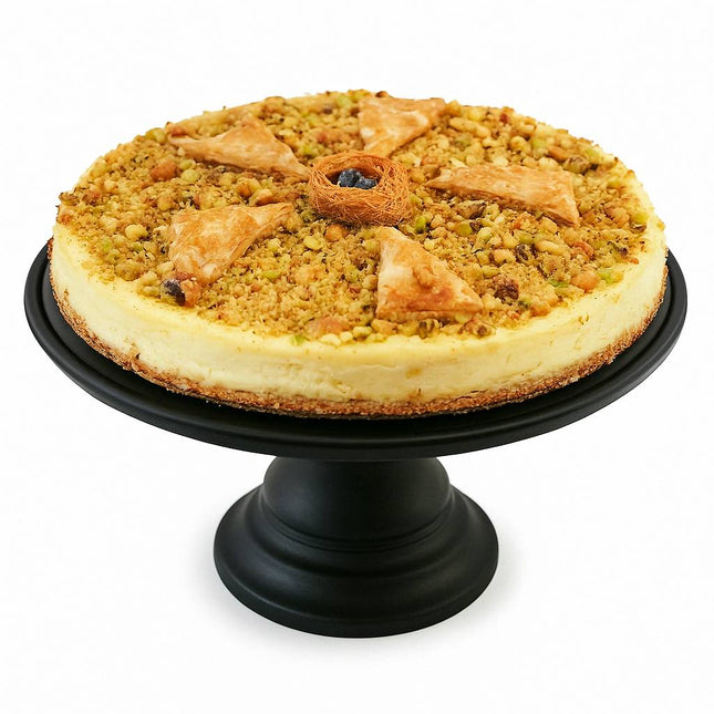 Andy Anand Sugar Free Baklava Cheesecake: Unparalleled Freshness, Best Cheese Cake For Diabetic Friendly Dessert Lovers (9-inch, 2.8 lbs)