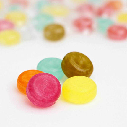 Andy Anand Chocolatier Sugar Free Fruit Candies - Mixed Fruit Hard Candy - Made in Europe, Gluten Free, Individually Wrapped, Stevia Sweetened, Low Calorie Snacks Fruity (80 Pcs, 7 Oz)