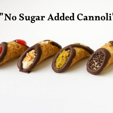 Andy Anand Sugar Free Cannoli Chocolate Sicilian Italian Dessert 8 Pcs