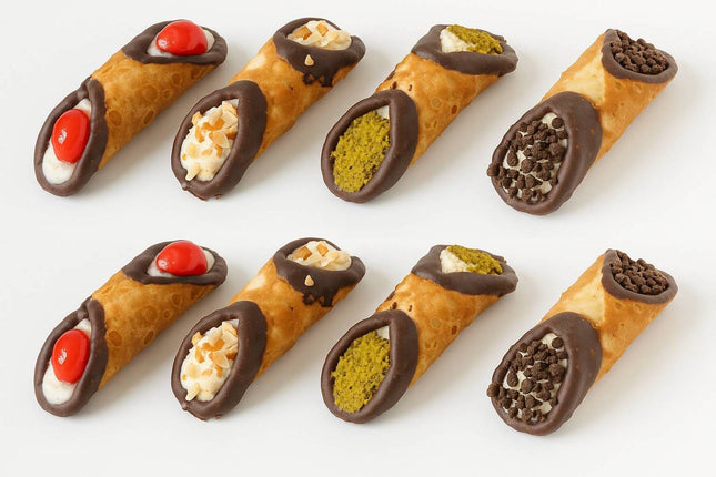 Andy Anand Sugar Free Cannoli Chocolate Sicilian Italian Dessert 8 Pcs