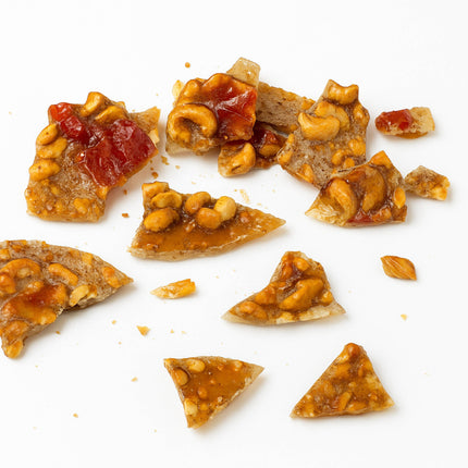 Andy Anand's Sugar Free Fruit Brittle with Exotic fruits Papaya, Mango, Pomelo - Croccante, Imported from Italy, a Crunchy Delight that Melts in Your Mouth! 1 lbs