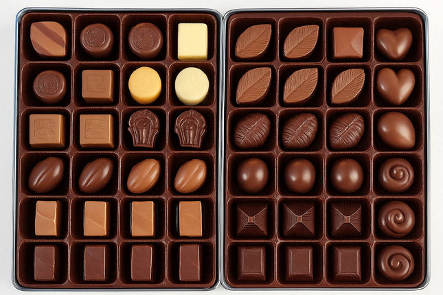 Andy Anand 48 Pc Sugar Free Chocolate Truffles – Pure Delight, Premium Belgian Truffles Made with 60% Chocolate (Cocoa Butter)