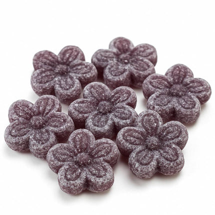 Andy Anand 150 Pc Sugar Free Violets, A Typical Old Candy Dragée Shaped Like A Flower Of Five Petals Made With The Essence Of Violet, Sugar Free Hard Candy - Made in Europe 3.5 Oz - 3 Pack (Shipped Free)