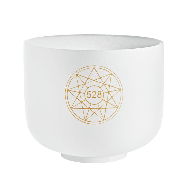 8" Solfeggio Crystal Singing Bowl, Mi 528 Hz, Note C5