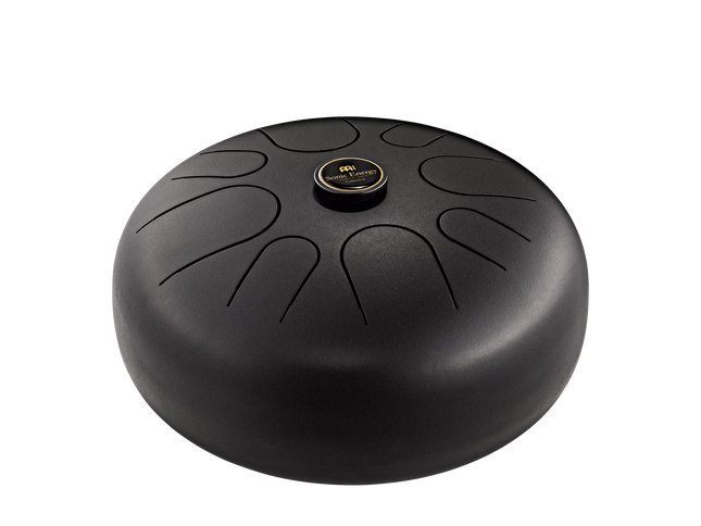 12" Steel Tongue Drum, A Minor, Black