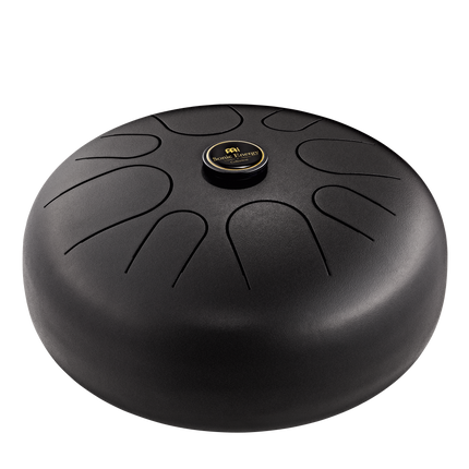 12" Steel Tongue Drum, G Major, Black