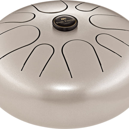 12" Steel Tongue Drum, G Minor, Pearl Grey