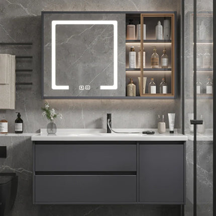 Vertura Luxe Cabinet – Slimline Modern Bathroom Storage Tower for Sculpted Living