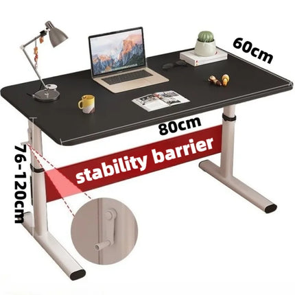 BrightNest Adjustable Steel Study Table – Modern Minimalist Children’s Desk with Rounded Corners & Strong Load-Bearing Design