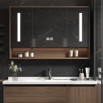 Vertura Luxe Cabinet – Slimline Modern Bathroom Storage Tower for Sculpted Living