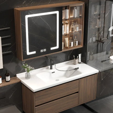 Vertura Luxe Cabinet – Slimline Modern Bathroom Storage Tower for Sculpted Living