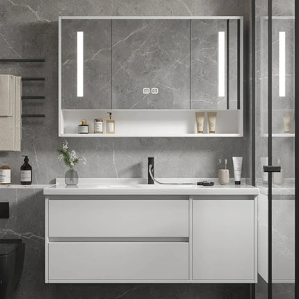 Vertura Luxe Cabinet – Slimline Modern Bathroom Storage Tower for Sculpted Living